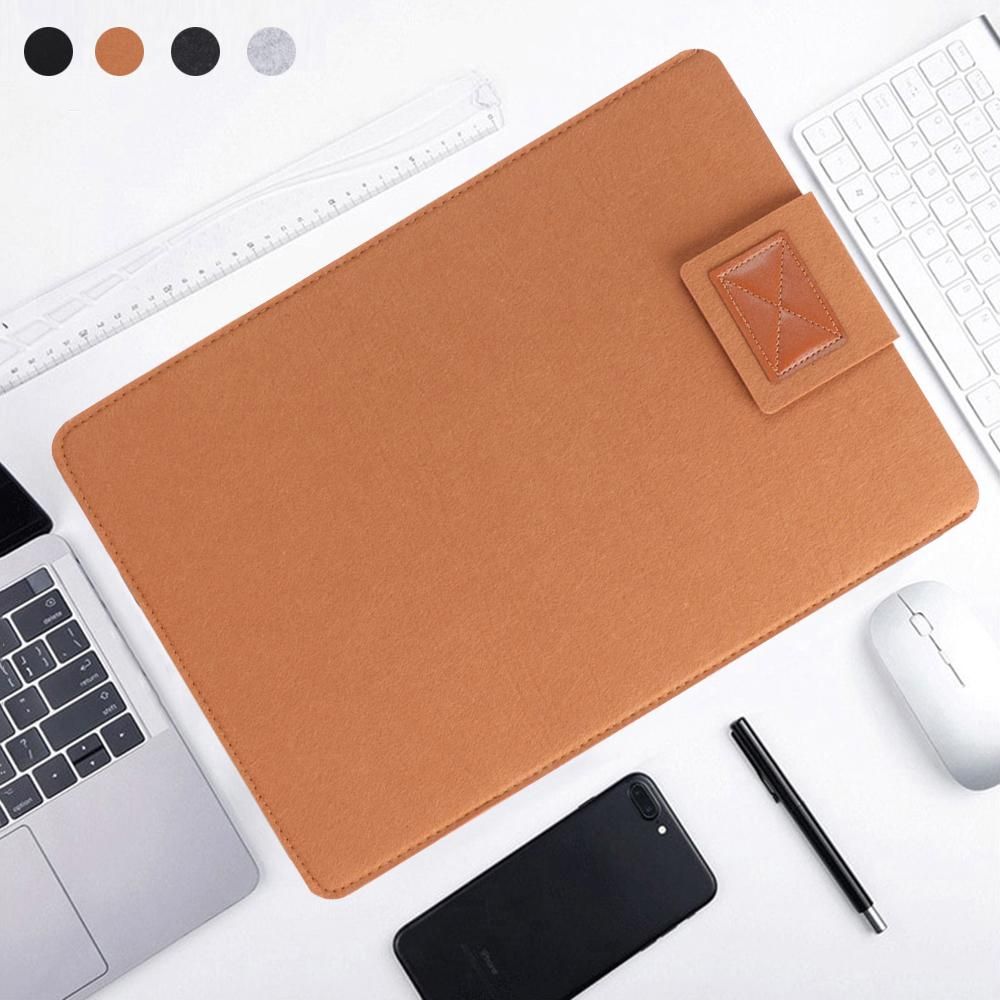 Laptop Sleeve - 11/13/15 インチバッグポータブルウールフェルトカバーウルトラブックラップトップケーススリーブ Xiaomi HP Dell Lenovo