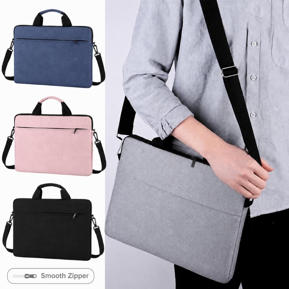 Laptop Sleeve - 大容量で超薄型の保護ポーチ。ノートパソコン用ハンドバッグ、ノートパソコンカバー、ショルダーバッグ、ノートパソコン用スリーブケース。HP、Dell、Lenovoに対応。