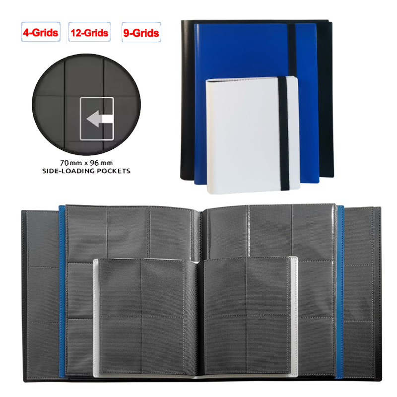 Laptop Sleeve - 160/360/480 カード容量ポケットホルダーバインダーアルバムゲームカードブックスリーブホルダー大容量カードバインダーノートブック