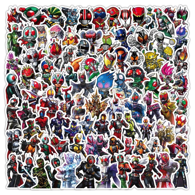 Laptop Original Accessories - 103 個仮面ライダーインス美的かわいい漫画ステッカー防水 DIY アニメグッズデカールノートブックラップトップデスクトップ装飾用
