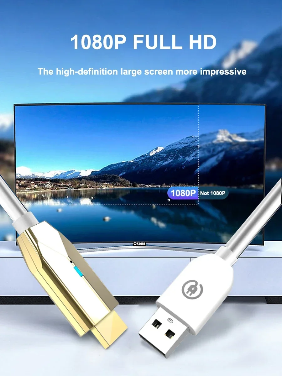 30M伝送ディスプレイアダプターUSBワイヤレスHDMIエク - Hdmi Cable のレビューと価格