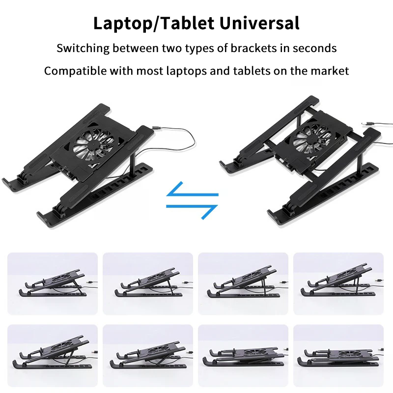 折りたたみ式ノートパソコン冷却パッド、ポータブルノートブック - Laptop Cooling Pad のレビューと価格
