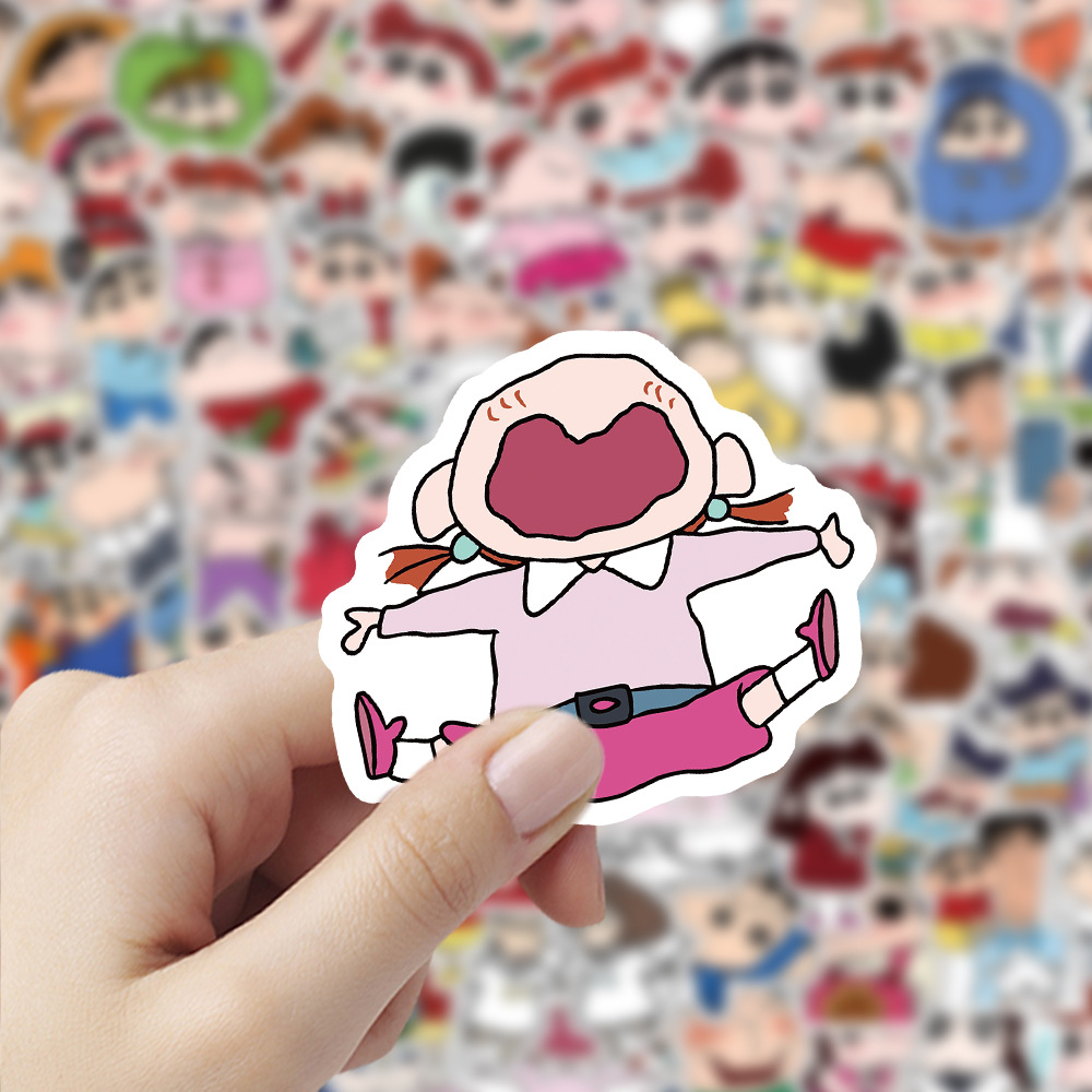 かわいい漫画アニメステッカー、防水グラフィティデカール（車、 - Laptop Original Accessories のレビューと価格