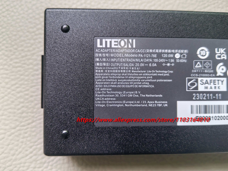 オリジナル 20V 6A PA-1121-76E AC アダ - Laptop Charger のレビューと価格