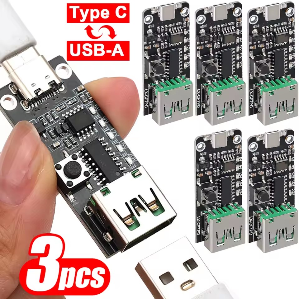 1～3個入り USB-C 5A PDトリガーボード、Type - Usb C Hub のレビューと価格
