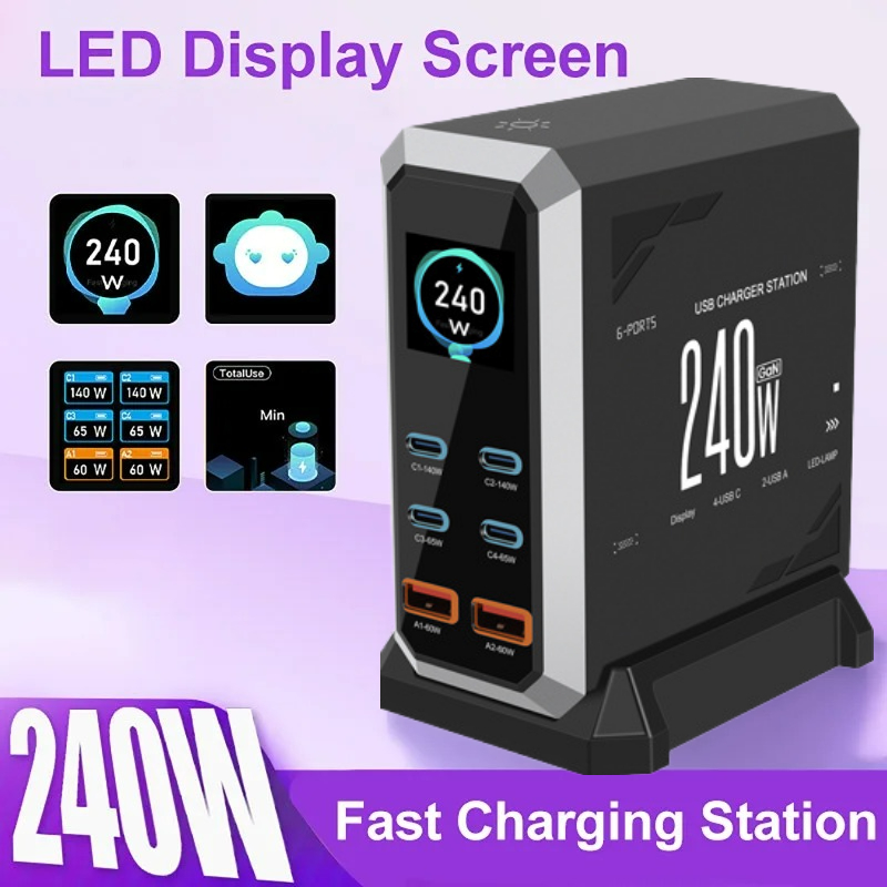 新型2026 240W GaN充電器 6-IN-1 140W - Laptop Charger のレビューと価格