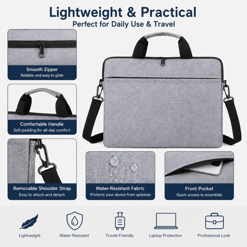 大容量で超薄型の保護ポーチ。ノートパソコン用ハンドバッグ、ノ - Laptop Sleeve のレビューと価格