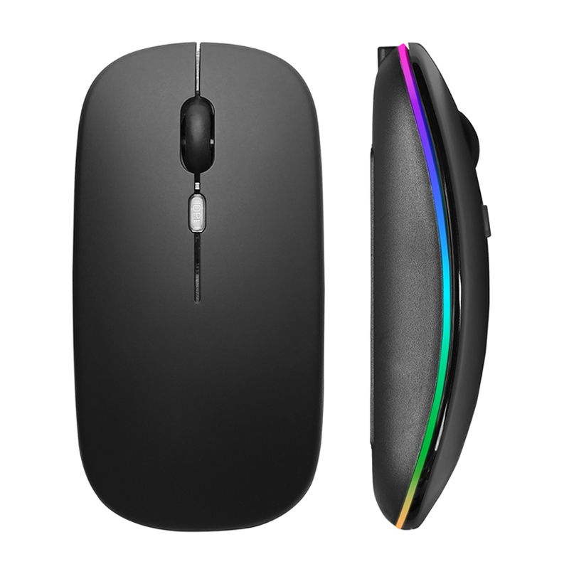 ワイヤレスマウス RGB 充電式 USB 2.4GHz Bl - Laptop Mouse のレビューと価格