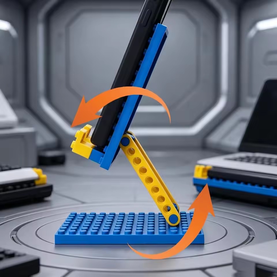 柔軟な折りたたみ式携帯電話ホルダー、創造的な折りたたみ式デス - Laptop Stand のレビューと価格
