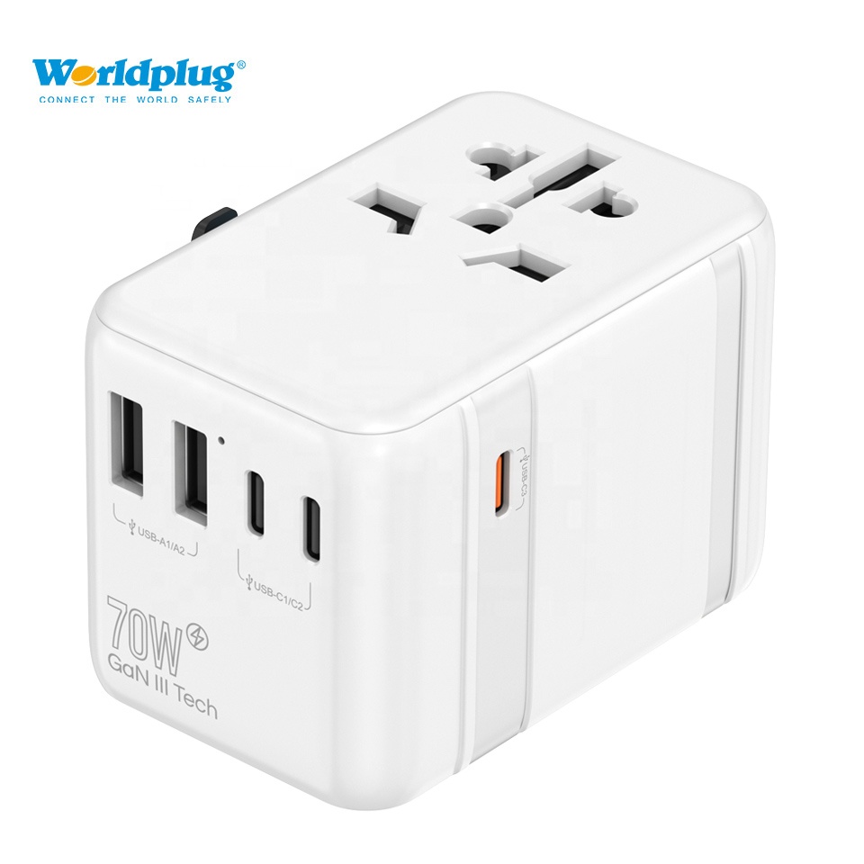 ユニバーサルワールドワイドウォールソケット電源アダプターUS - Laptop Charger のレビューと価格