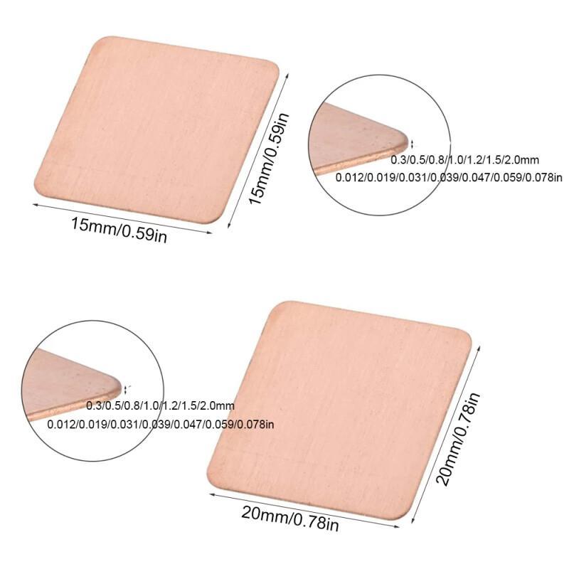 1/2/3個入り、ノートパソコン用銅製シム、熱伝導パッド、厚 - Laptop Cooling Pad のレビューと価格