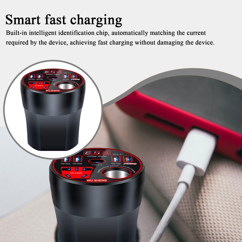 車の充電器ポート急速充電 USB 車の充電器アダプタ多用途自 - Laptop Charger のレビューと価格