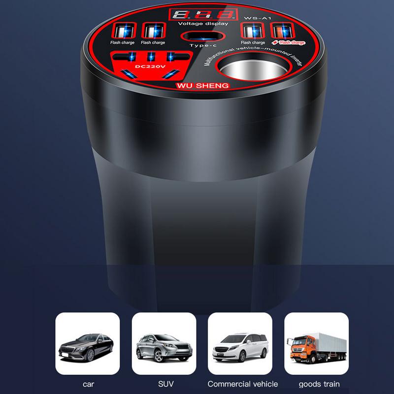車の充電器ポート急速充電 USB 車の充電器アダプタ多用途自 - Laptop Charger のレビューと価格