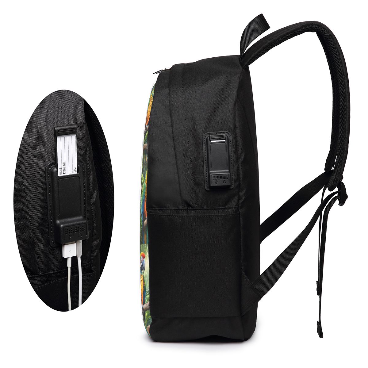 かわいいコンゴウインコのバックパック旅行ノートブックバッグコ - Laptop Bag のレビューと価格